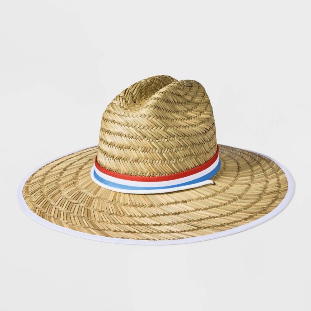 Target Americana Striped Lifeguard Sun Seeker Hat
